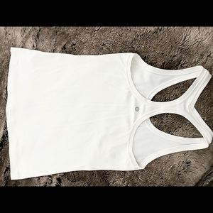 💎 Lululemon NWOT ❄️Winter white ❄️ Cool Racerback Tank Size 6